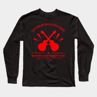 Guitar Lovers Long Sleeve T-Shirt